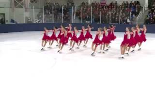 Synchronized skating 2017 Jr World Team Selection Event Skyliners [upl. by Talanta]