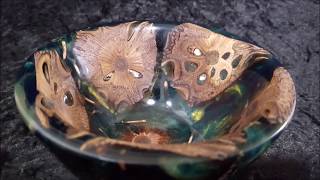 woodturning  Australian Banksia pods in resin [upl. by Calise724]