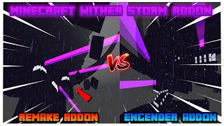 Wither Storm Remake Addon VS Wither Storm Engender Addon  Two Biggest Rivalry of All [upl. by Kroo847]