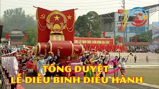 ĐIỆN BIÊN  TỔNG DUYỆT LỄ DIỄU BINH DIỄU HÀNH LỄ KỶ NIỆM 70 NĂM CHIẾN THẮNG ĐIỆN BIÊN PHỦ [upl. by Krasner]