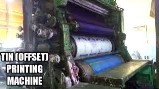 PRINTING MACHINETINOFF SET PRINTING PROCESS [upl. by Ecinej]