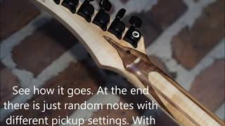 Isohanni Custom guitar test Magpie [upl. by Hild]