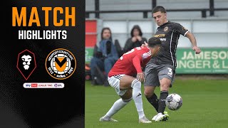 Salford City v Newport County Match Highlights [upl. by Godred862]