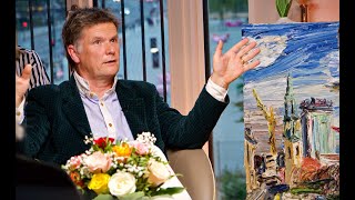 Maler Christopher Lehmpfuhl im Salon Schinkelplatz quotDie Bildsprache ist das A und Oquot [upl. by Lydie]