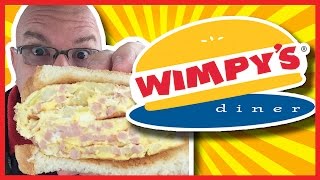 Wimpys Diner Super Western Sandwich Review [upl. by Yeo]