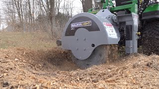 New Stump Grinder Low Cost Lets Try It [upl. by Nyllewell933]