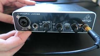 Behringer UPhoria UMC22  Alternate Driver Test [upl. by Kingsly494]