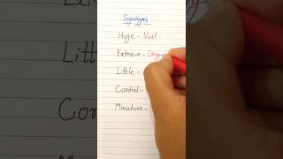 Important Synonyms  Part5  English Grammar [upl. by Nilre]