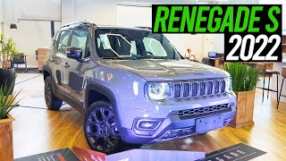 Avaliação  Novo Jeep Renegade S 13 2022  Curiosidade Automotiva® [upl. by Ardnosac]