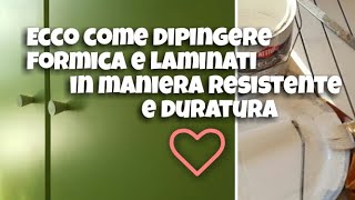 Come dipingere ed eseguire il restyling di un mobile in formica o laminato [upl. by Pia]