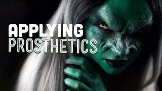 How to apply special effects prosthetics [upl. by Elvin111]