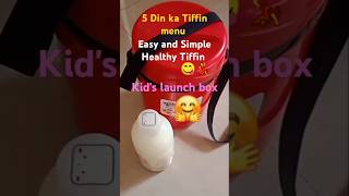 Easy and Simple Healthy Tiffin menu l टिफ़िन सबजी मेनु इन हिंदी l DhartiCooking [upl. by Htebazie310]