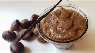 Recette crème de marrons facile rapide et inratable  Les recettes de Camille [upl. by Adnirim]