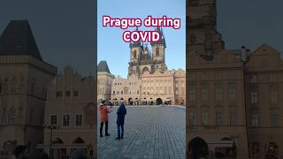 Prague historical center during Covid pandemic 05052021 [upl. by Jerz]