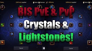 2024 BIS PvE amp PvP Crystals amp Lightstones Guide  Black Desert Online [upl. by Keon]