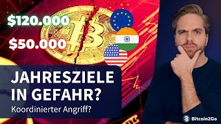 BITCOIN MANIPULATION Warum steigt BTC nicht trotz ETFRekorde Koordinierter Angriff  Krypto News [upl. by Antoinetta]