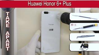 How to disassemble 📱 Huawei Honor 6 Plus PEUL00 Take apart Tutorial [upl. by Hector]