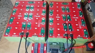 HOW TO DIY 32 LEV60F LiFePO4 CELLS IN SERIES 48v PCB BUSBARS Pt3 [upl. by Zahc]