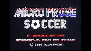 Microprose Soccer On Amstrad CPC [upl. by Hgielrahc235]