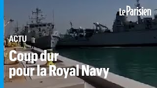 Collision entre navires de la Royal Navy  un « câblage défectueux » aurait inversé les commandes [upl. by Caswell355]