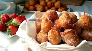 Buñuelos de patata dulces [upl. by Atinid220]