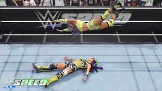 Tegan Nox vs Candice Lerae WWE SPEED 2K24 [upl. by Aizirk]