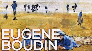 Eugene Boudin A collection of 1163 works HD [upl. by Grannias]