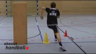 1 on 1 handball offense technique training [upl. by Aniala]