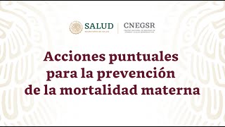 5 Sistema de Referencia y Contrarreferencia Obstétrica  Salud materna [upl. by Brunell]