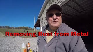 How to remove rust from metal with phosphoric acid [upl. by Sears]