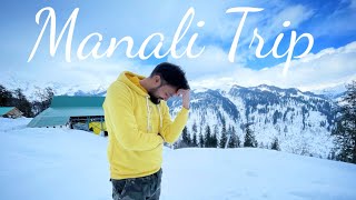 Manali Snowfall  Manali Tour Video in Hindi  Manali Tour Budget in winter  Manali Travel Guide [upl. by Derf]