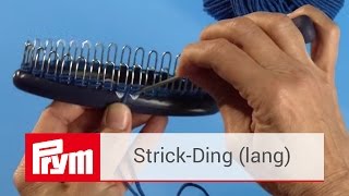 Das Prym StrickDing  StrickTutorial mit der Strickhilfe von Prym [upl. by Libove75]