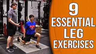 9 Essential Leg Exercises and Workout for Basketball Players [upl. by Nosniv]