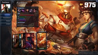 Skin Pantheon Boulanger  League of Legends [upl. by Anilesor285]