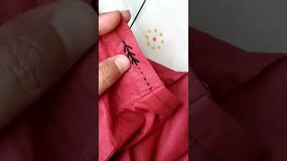 Beautiful and Simple Hand Embroidery Border easy viralvideo stitching [upl. by Pare650]