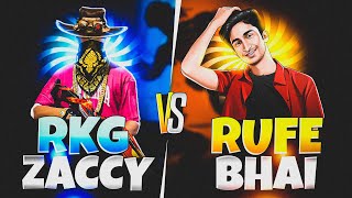 RUFFI BHAI FF vs RKG ZACCY  1 vs 1 CHALLENGE  PAKISTAN V BADGE PLAYERS ROOM  INTENSE MATCH 🔥🔥 [upl. by Nolte]