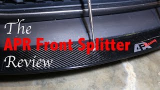 Mustang APR Front Splitter Review [upl. by Hennahane]