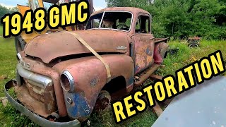 Restoration of a Rusty 1948 GMC Full Rebuild From Start to Finish [upl. by Somisareg]