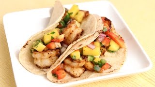 Grilled Jerk Shrimp Tacos Recipe  Laura Vitale  Laura in the Kitchen Episode 798 [upl. by Rojas812]