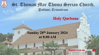 Holy Qurbana Live  St Thomas Mar Thoma Syrian Church  Pattoor Trivandrum [upl. by Natanhoj]