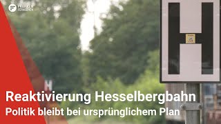 Reaktivierung der Hesselbergbahn Politik bleibt bei ursprünglichem Plan [upl. by Concettina744]