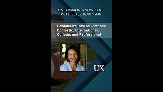 Condoleezza Rice on Footballs Domestic International College and Professional shorts [upl. by Jereld442]