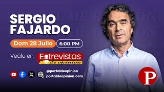 🚨📹 Sergio Fajardo Valderrama Líder político en Portal de Opinión [upl. by Vershen579]