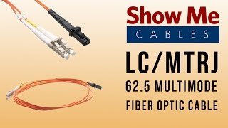 LCMTRJ 625125 Multimode Duplex Fiber Patch Cable  OM1 [upl. by Anitreb954]