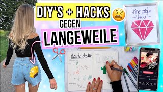 DIYs gegen LANGEWEILE 50 😑 einfache DIY Ideen für Zuhause ✨ gegen Langeweile  Cali Kessy [upl. by Ahola]