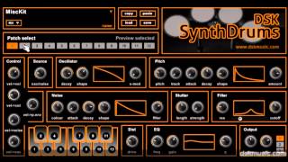 DSK SynthDrums  Free VST [upl. by Llerrot242]