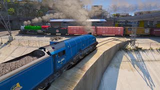 Extended Train Route combined with 2 Trains 2 Tracks  Grand Theft Auto V [upl. by Cook167]