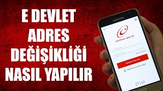 E DEVLET ADRES DEĞİŞİKLİĞİ NASIL YAPILIR [upl. by Llednar779]