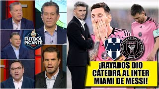 RAYADOS DIO GOLPE DE AUTORIDAD y eliminó de Concachampions al INTER MIAMI de MESSI  Futbol Picante [upl. by Aser]