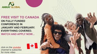 Fully Funded Conference in Canada January and February 2024 Apply Now [upl. by Theo]